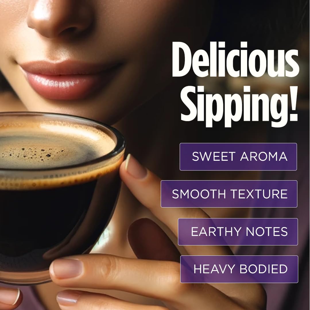 VitaCup Mushroom Coffee Grounds, with Lions Mane, Chaga, B Vitamins, D3, Boost Focus, Immunity, Memory & Clarity, Medium Dark Roast, Bold & Smooth 100% Arabica Specialty, 10 Oz