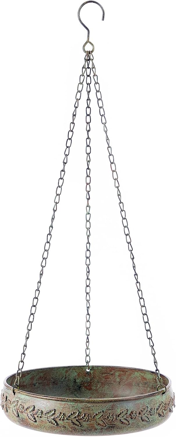 Hanging Bird Baths for Outdoors, Outdoor Bird Bath, Metal Bird Feeder,