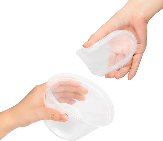 TashiBox 50 Sets 16 Oz Plastic Deli Containers with Lids - Food Storage Containers with Lids - Clear Airtight Meal Prep Containers, BPA Free, Stackable, Leakproof, Microwave and Freezer Safe