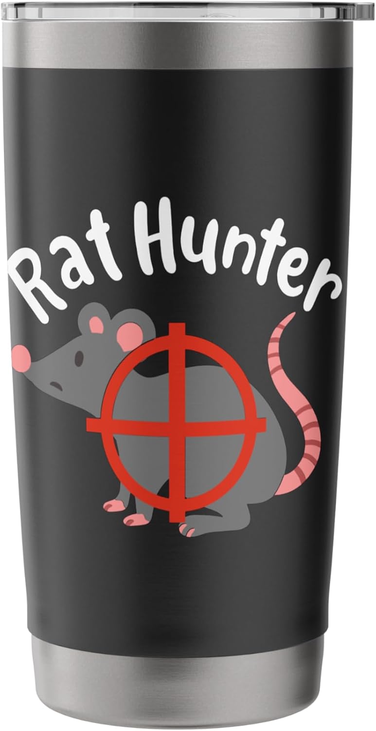 Rat Hunter Pest Control Rodent Exterminator Pest Management Stainless Steel Insulated Tumbler