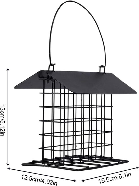 Squirrel Proof Suet Feeder - Reusable Feeding Station, Sturdy Bird Cag