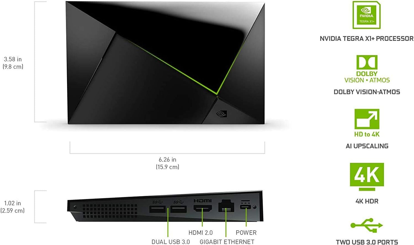 NVIDIA Shield Android TV Pro | 4K HDR Streaming Media Player High Perf