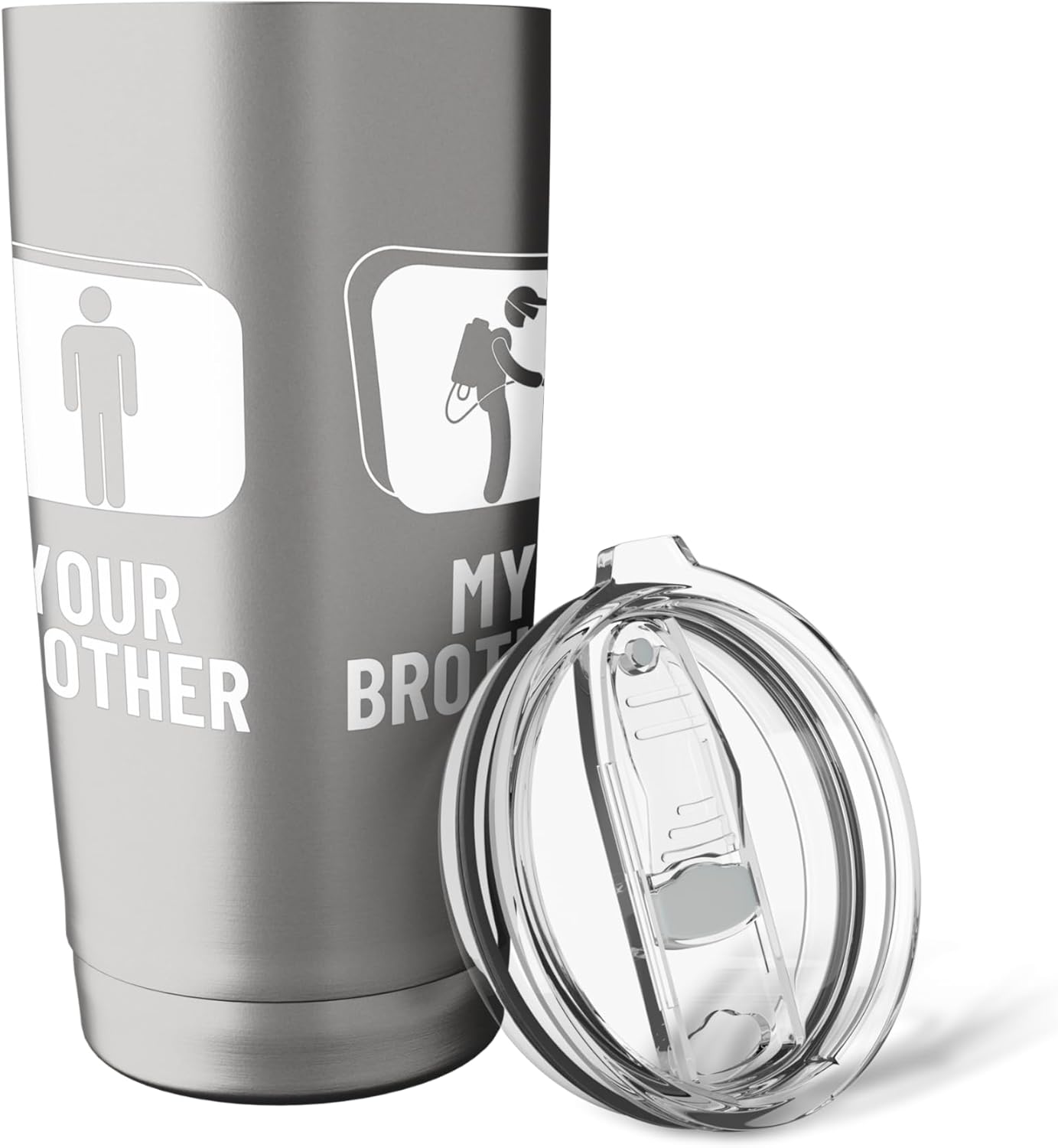 Pest Control Your Brother My Brother Funny Exterminator Stainless Steel Insulated Tumbler