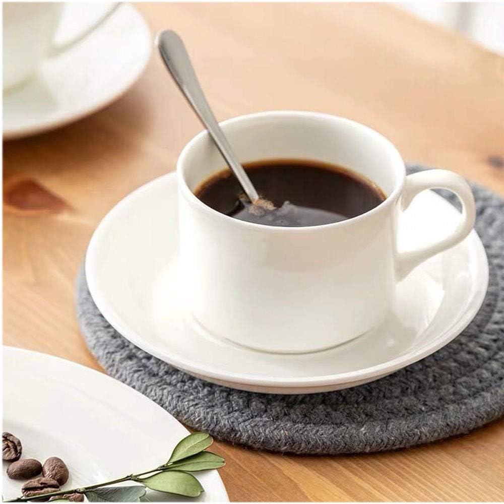 Wesdxc56 Demitasse Espresso Spoons, Mini Coffee Spoon, 4.7 Inches Stainless Steel Small Spoons for Dessert, Set of 6
