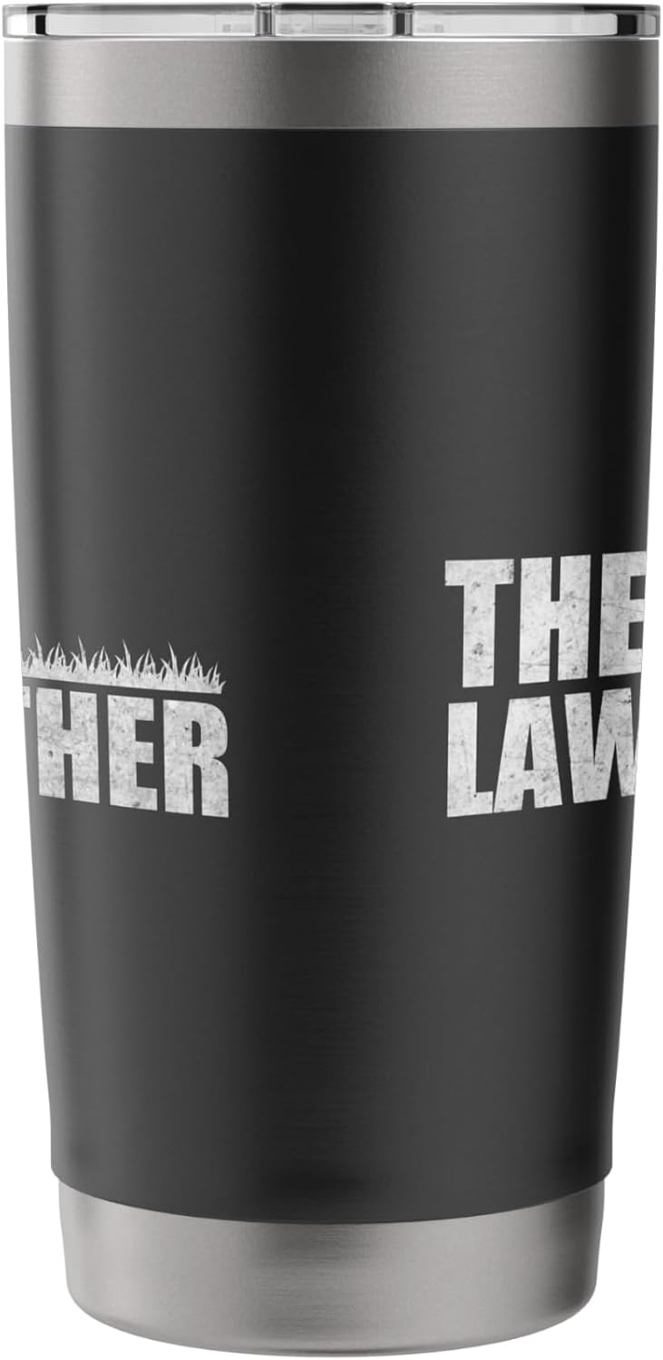 The Lawn Father Funny Mowing Dad Yard Care Humor Stainless Steel Insulated Tumbler