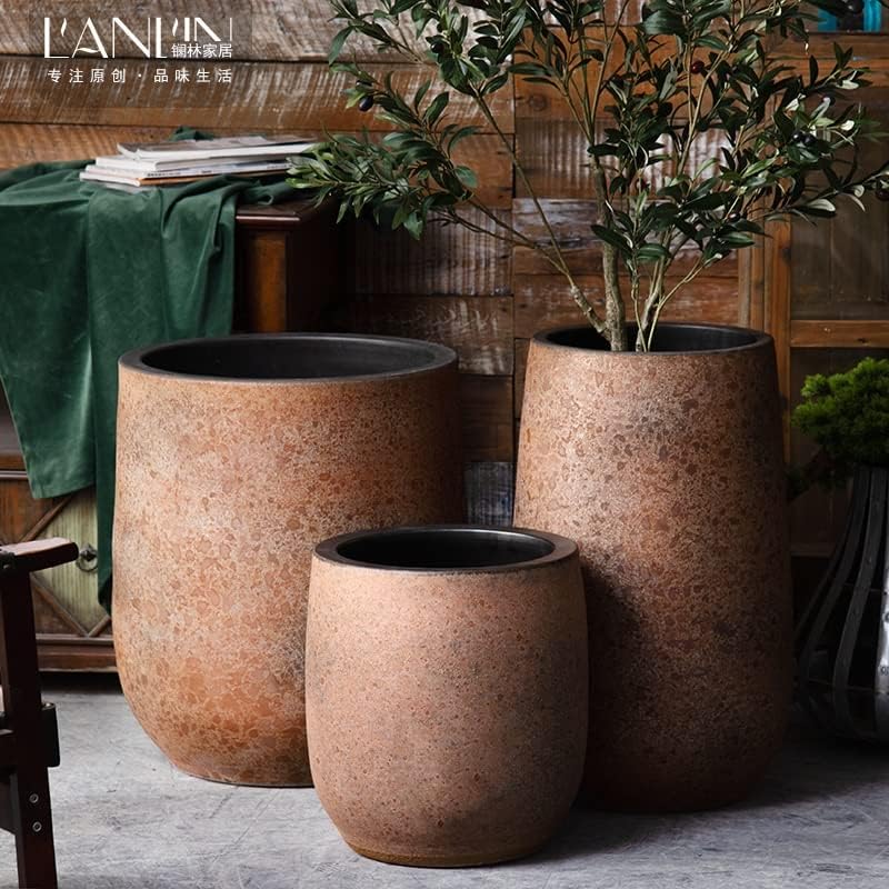 Small Plant pots Self-Watering Flower Pot Flower Pot with Wick Rope Fl