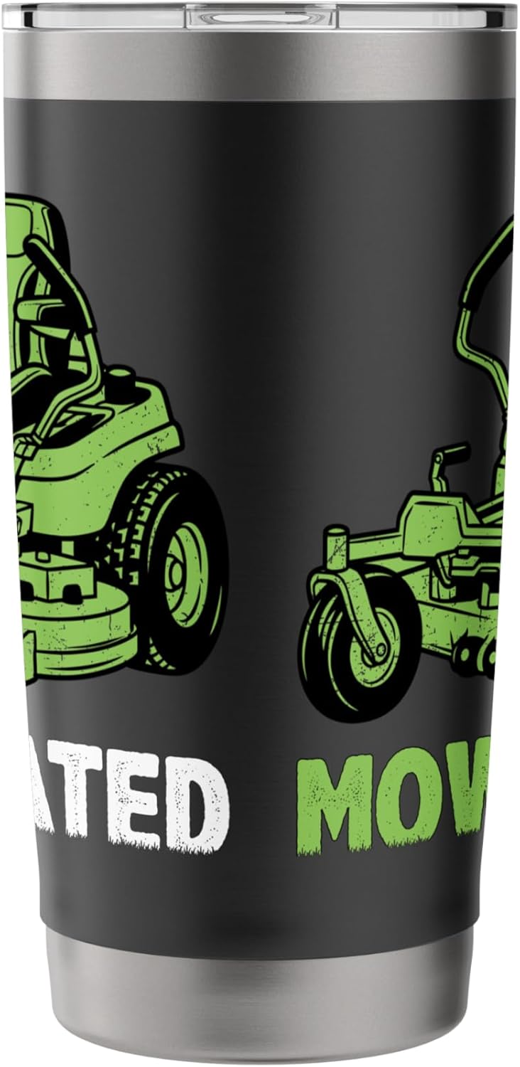 Mowtivated Lawn Mowing Stainless Steel Insulated Tumbler