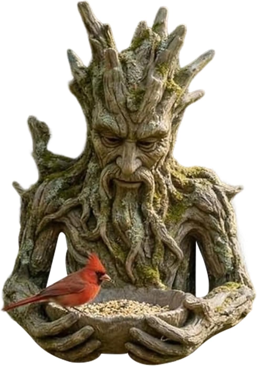 Wild Bird Feeders,Decorative Bird Feeding Garden Sculpture | Sparrow Feeding Station | for Outdoor Garden Backyard Patio Yard Porch