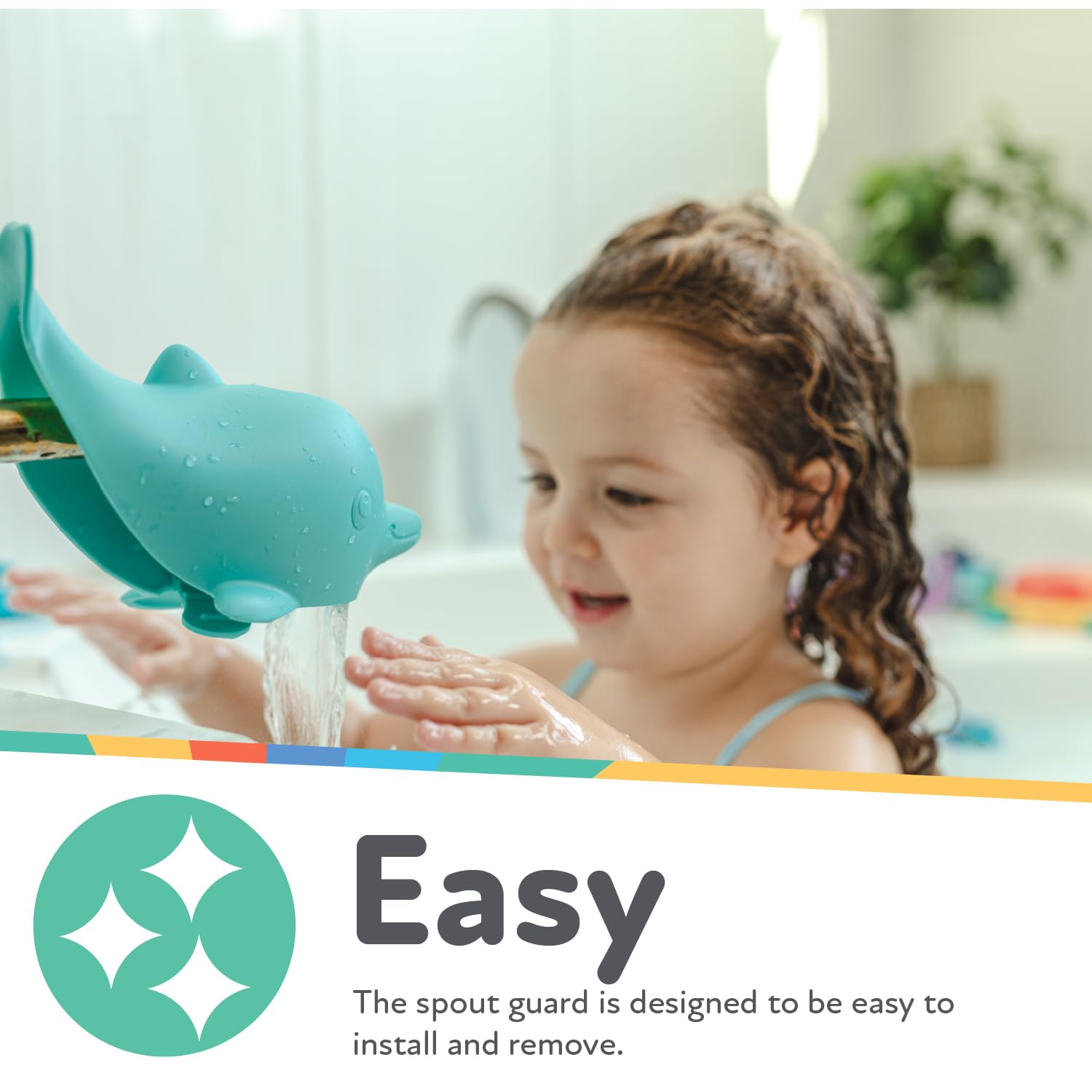 Nuby Bathtub Safety Spout Guard - Compatible with Most Standard Faucet