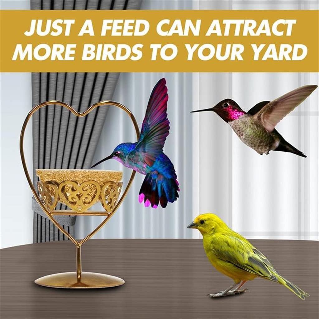 Portable Oriole Bird Feeder Metal Hummingbird Feeders for Container Pet Feeding Tools Garden Outdoor Decor