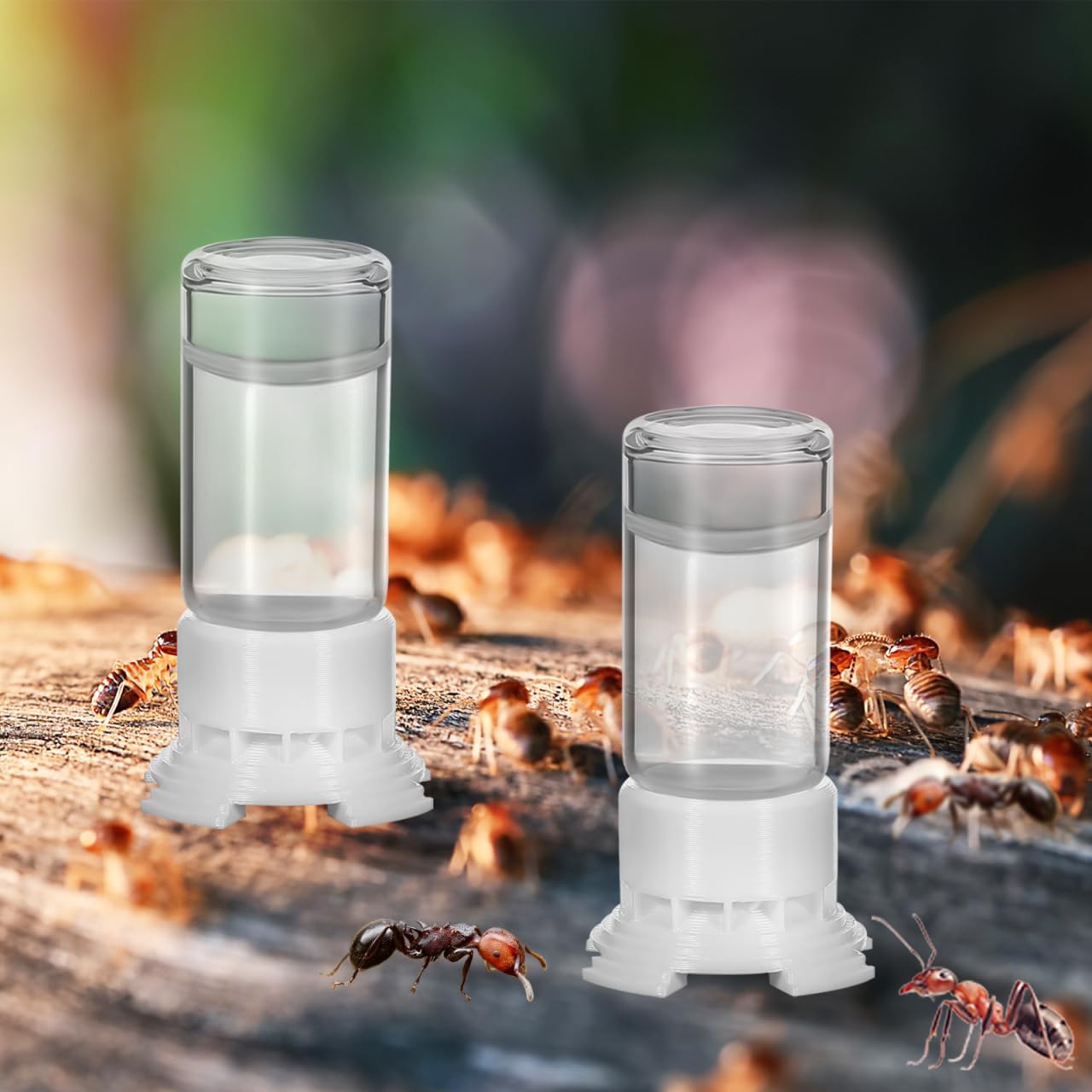 Yardwe Ant Water Feeder Portable 0.17Oz Liquid Feeding Cup for Ant Nest Easy Operation Watering Station for Keeping and Habitat Maintenance
