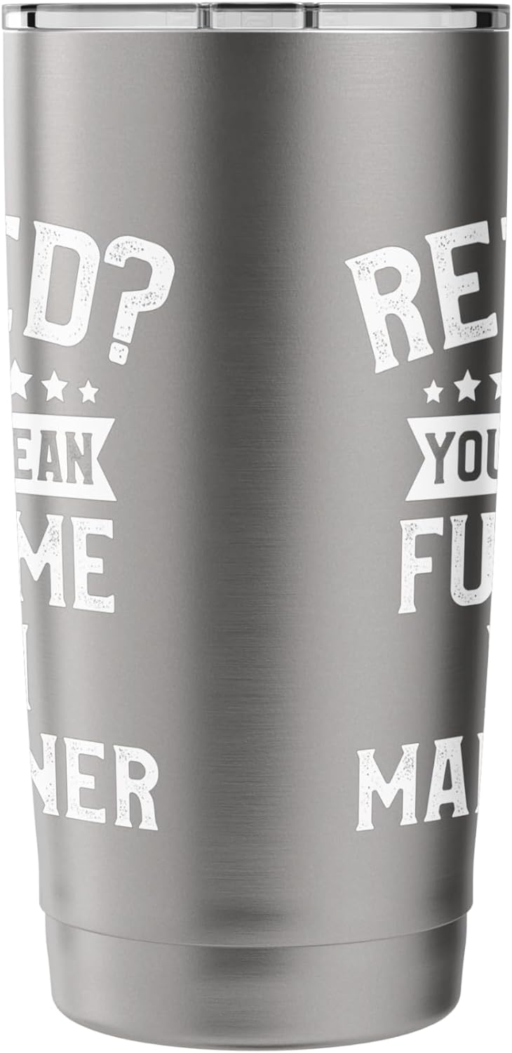 Lawn Care Retirement Gift T-shirt for Crazy Grass Grower Stainless Steel Insulated Tumbler