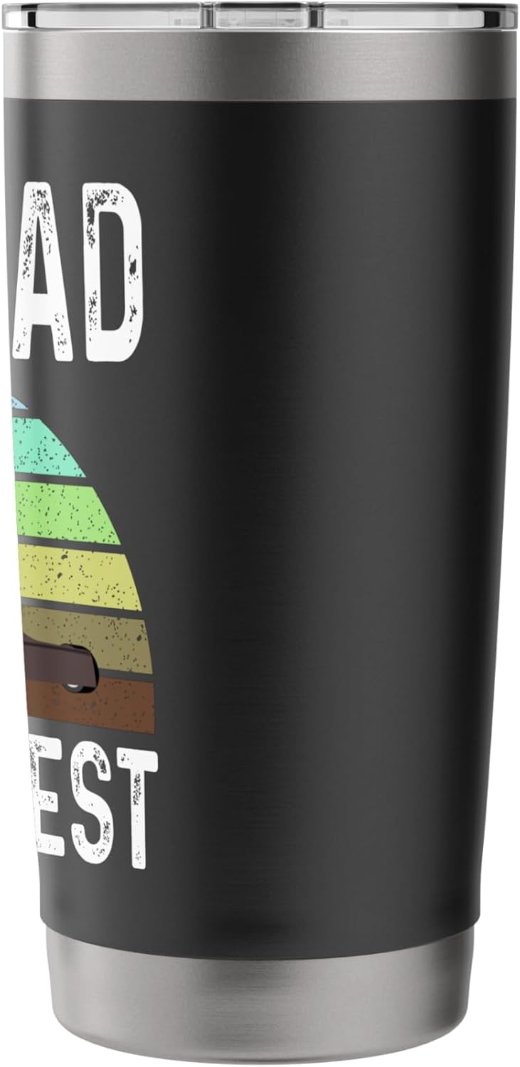 Funny Step Dad Mows Best Lawn Care Grass Mowing Lawn Mower Stainless Steel Insulated Tumbler