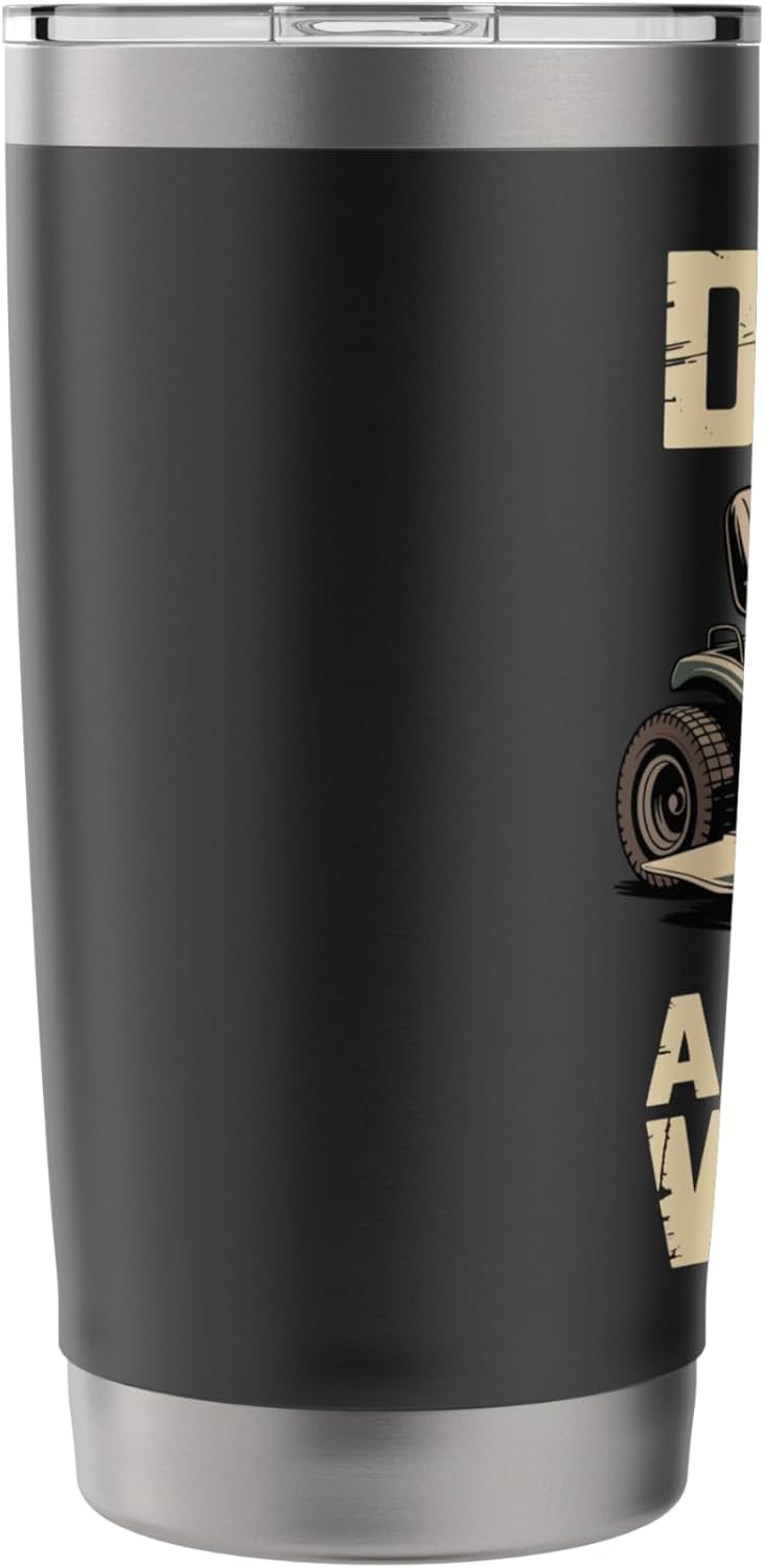 Dad's Against Weed Lawn Mowing Stainless Steel Insulated Tumbler