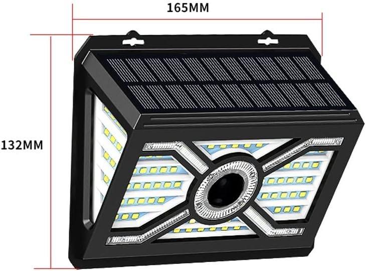 Two-Pack Solar Outdoor Garden Light Waterproof Street Human Body Induction Lighting Wall