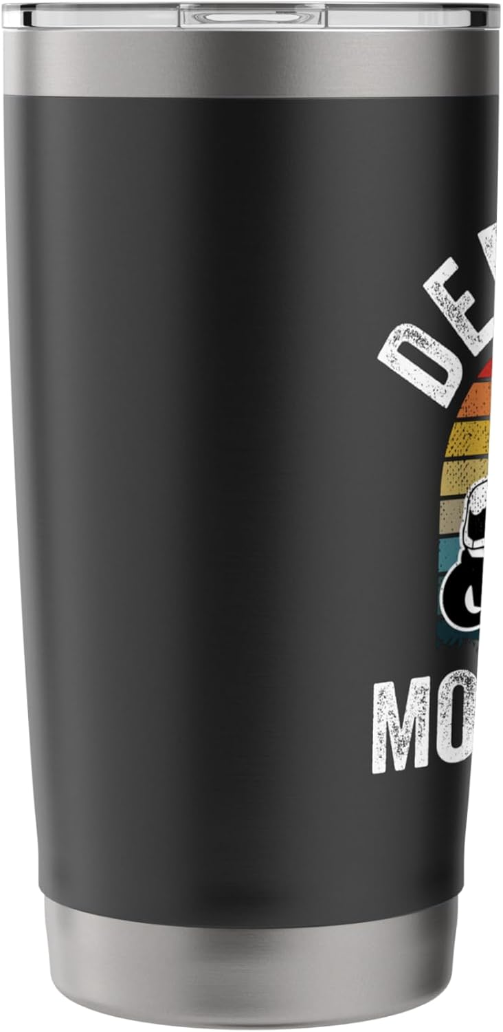 Dedushka Mows Best Funny Gardener Lawn Care Father's Day Stainless Steel Insulated Tumbler