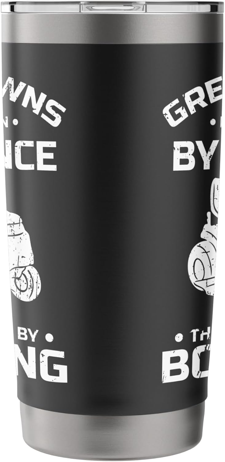 Great Lawns Dont Happen By Chance Lawn Mower Stainless Steel Insulated Tumbler