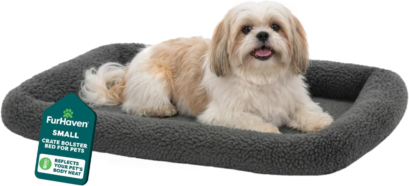 Furhaven Dog Bed for Small Dogs & Indoor Cats, 100% Washable, Sized to
