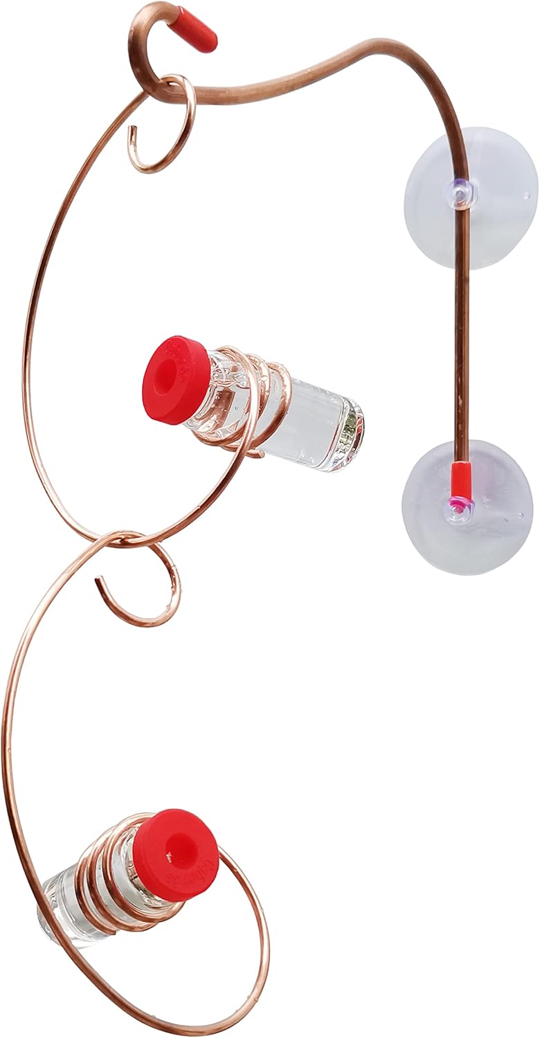 Hummingbird Feeder for Outdoors Hanging Hand-Held Spiral Decorations C