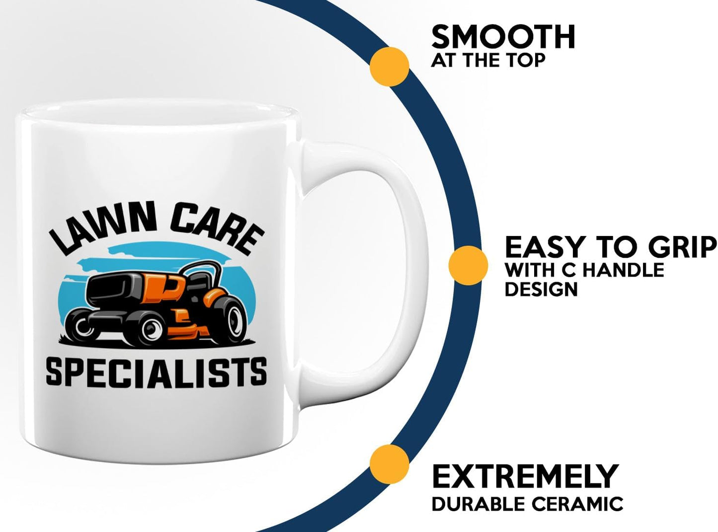 Landscaper Coffee Mug 11oz White -Lawn care specialists - Construction Worker Architecture Student Landscape Architectural Building Designer