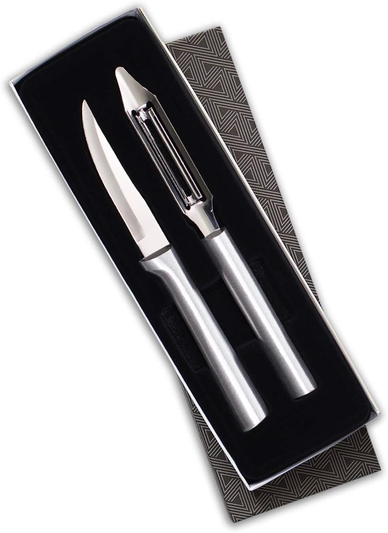 Rada Cutlery Pare & Peel Gift Set (S46), 2-Piece Knife Set, Stainless 