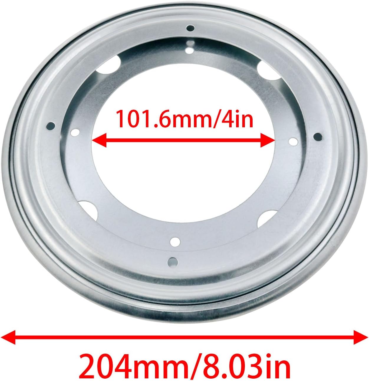 Round Rotating Bearing Plate Turntable Bearing Lazy Table Turntable Base TV Cabinet Turntable for Rotating Table Cake Decoration Heavy Plant Display Stand 1pcs