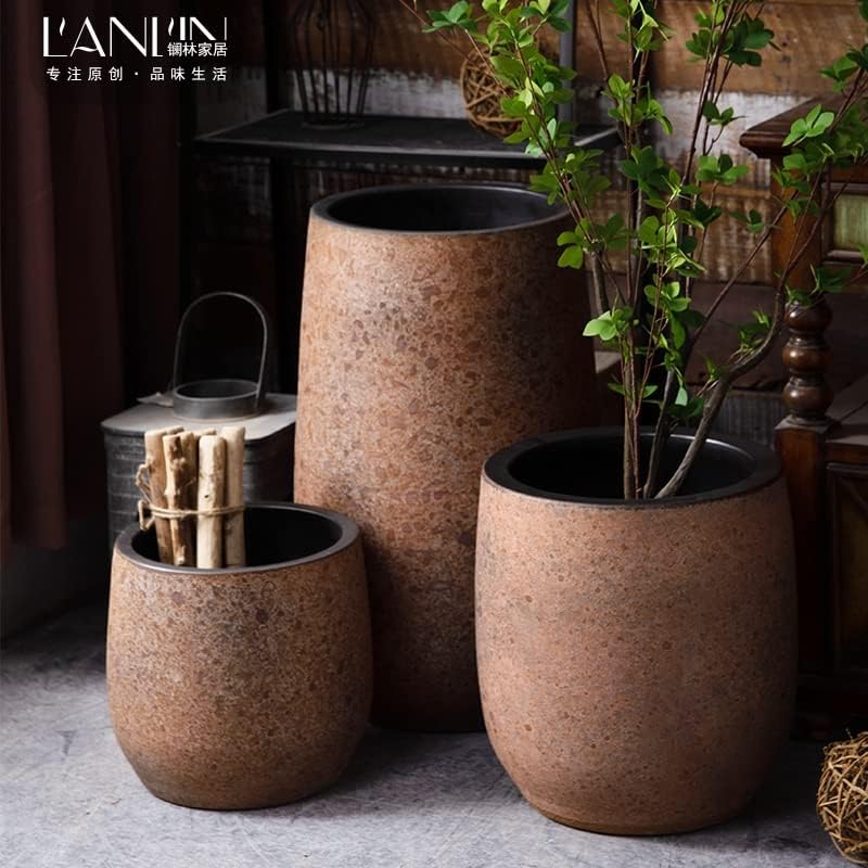 Small Plant pots Self-Watering Flower Pot Flower Pot with Wick Rope Fl