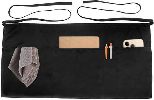 Xeoxarel Aprons with 4 Pockets (Available in 3 Pack / 7 Pack) 23.5'' X 11.5''