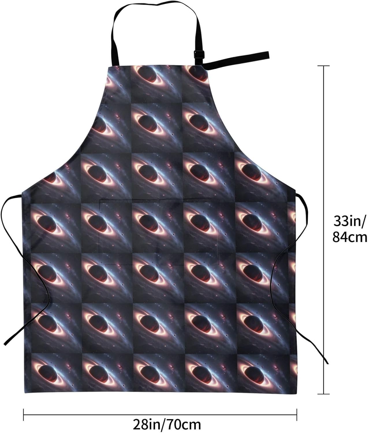 YANYU Galaxy planet Print 28x33 In Kitchen Apron Stylish Chef Apron wi