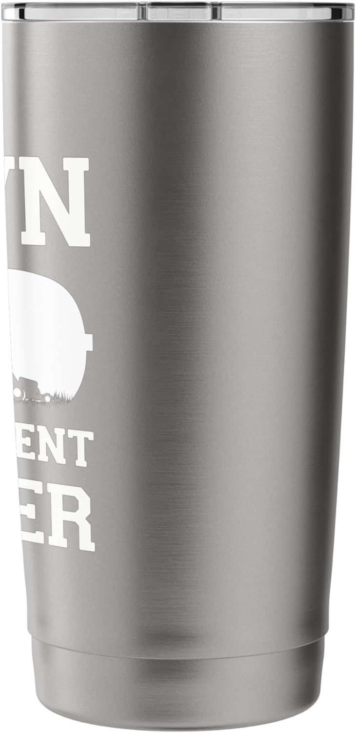 Lawn Enforcement Officer Lawn Mower Lawn Care Expert Stainless Steel Insulated Tumbler