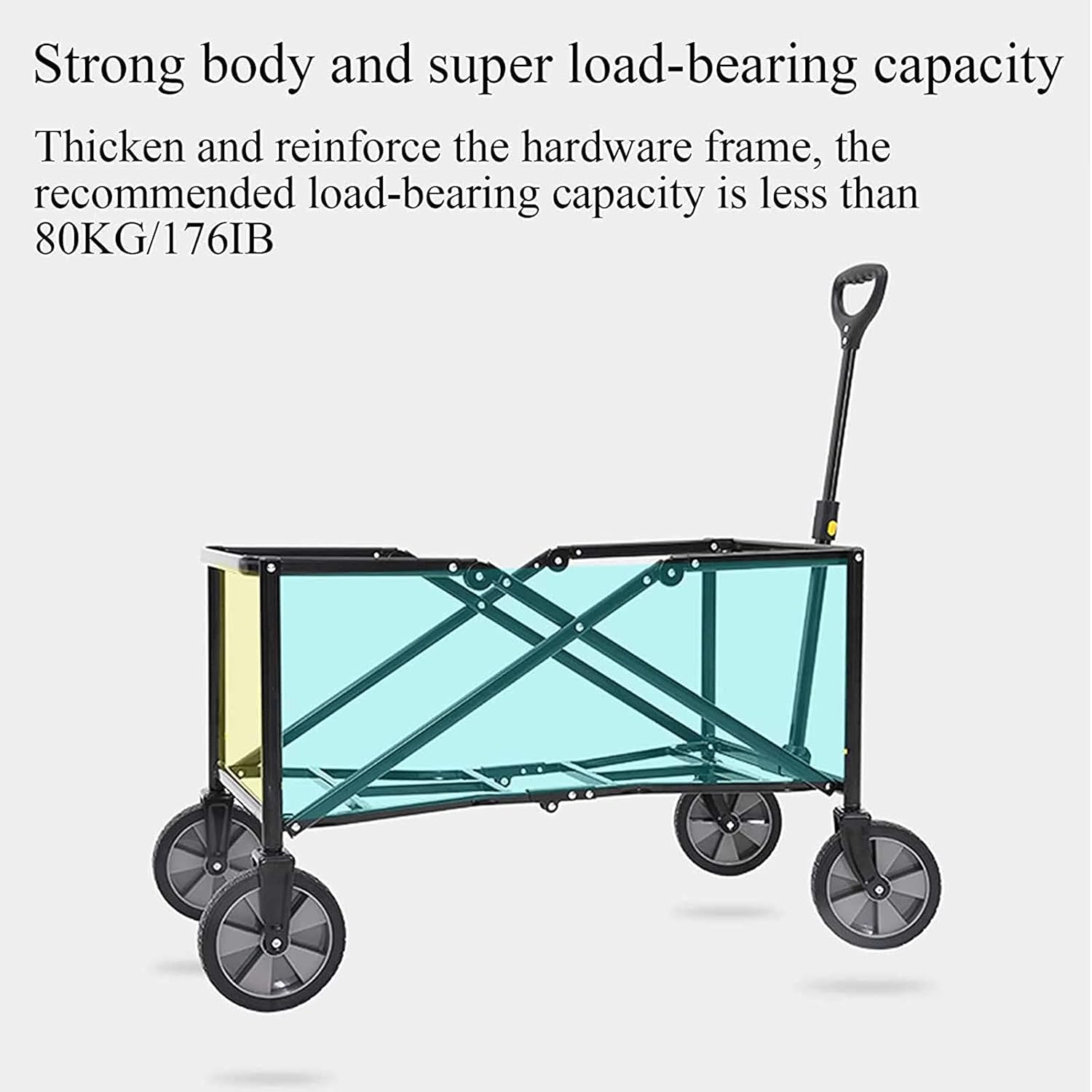 Heavy Garden Carts Outdoor Camping Folding Multi-Function All Terrain 