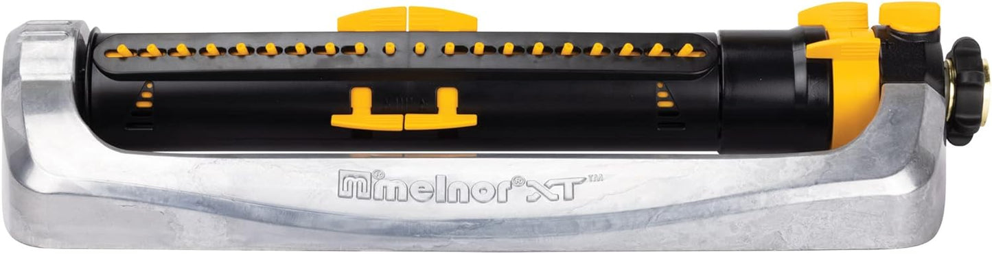Melnor 65154AMZ XT Turbo Oscillating Sprinkler, Metal Base, 4,500 sq. 