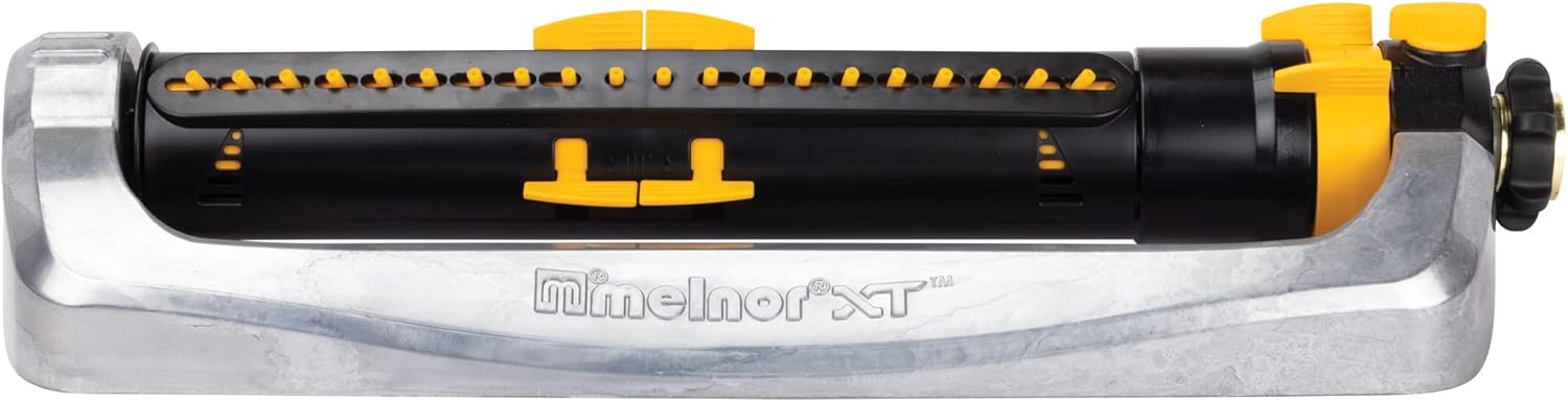 Melnor 65154AMZ XT Turbo Oscillating Sprinkler, Metal Base, 4,500 sq. 