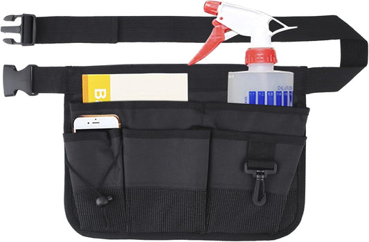 Gardening Tool Waist Bag Belt Heavy Duty Oxford Tool Apron with 7 Pock