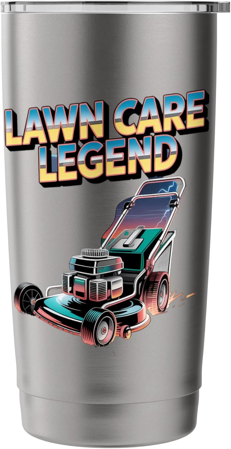 Lawn Care Legend Professional Bootleg Vintage Stainless Steel Insulated Tumbler