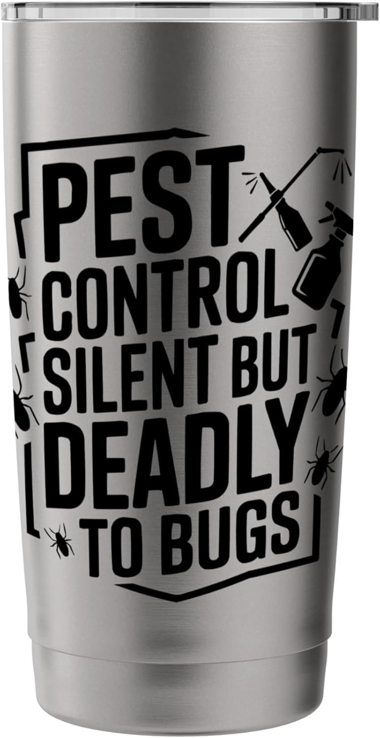 Exterminator Pest Control Worker Disinfector Pest Controller Stainless Steel Insulated Tumbler
