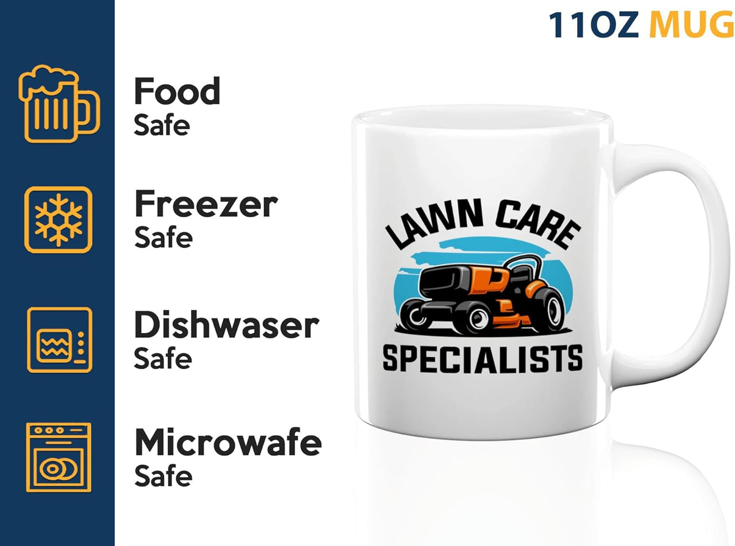 Landscaper Coffee Mug 11oz White -Lawn care specialists - Construction Worker Architecture Student Landscape Architectural Building Designer