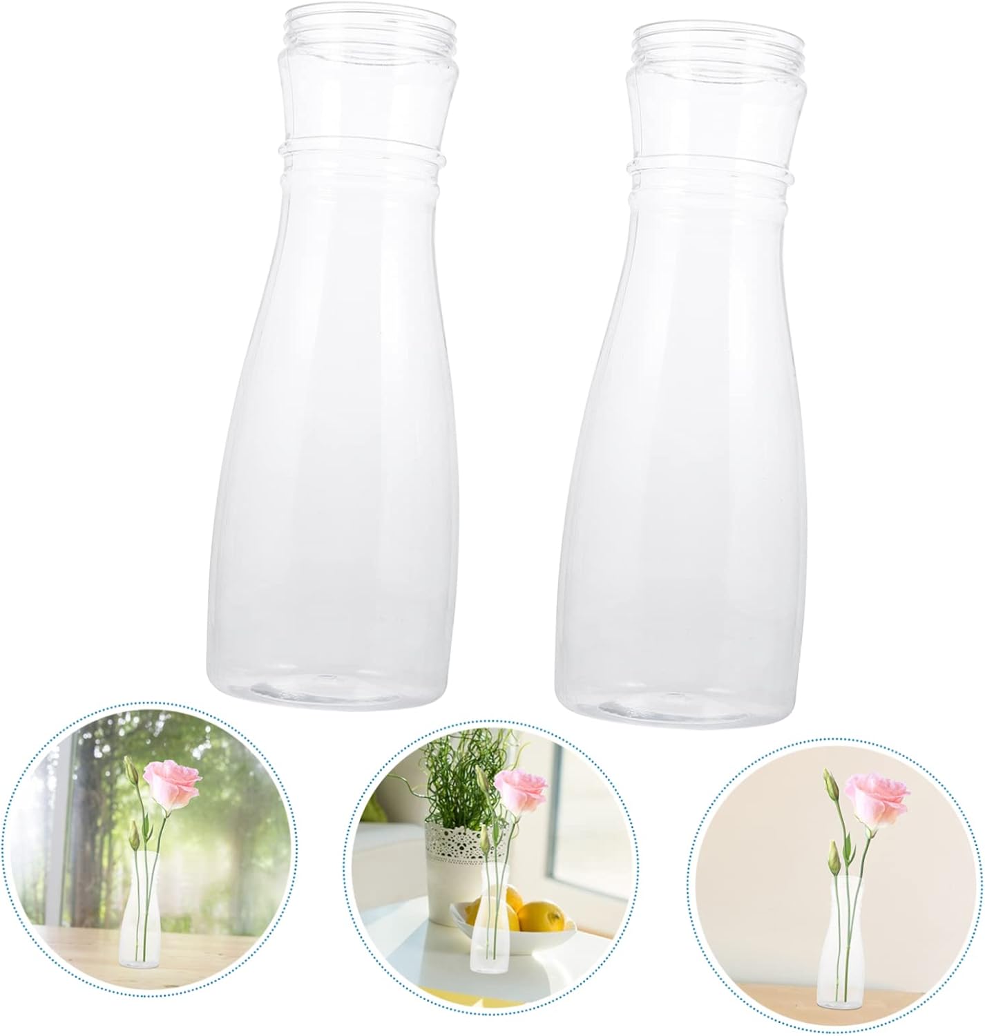 BESTOYARD 8pcs Plastic Flower for Bouquet Packaging Reusable Flower Po