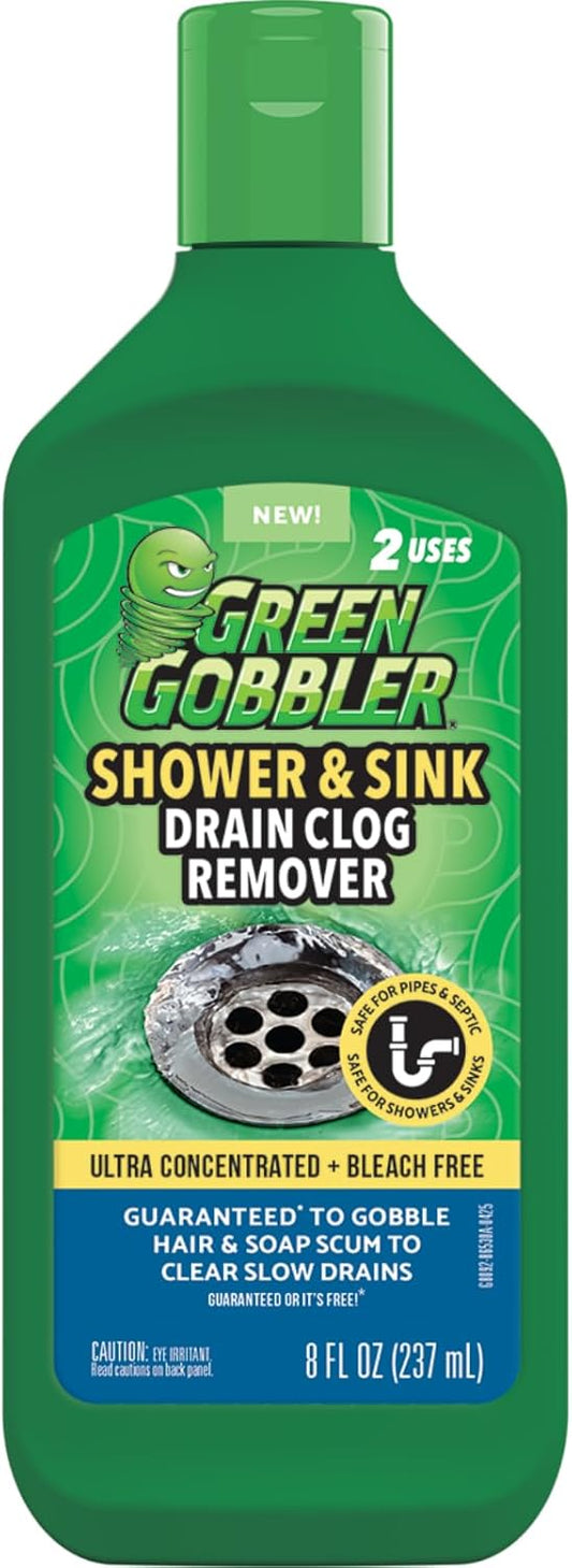 Green Gobbler Ultra Concentrated Drain Clog Remover & Cleaner | Powerf
