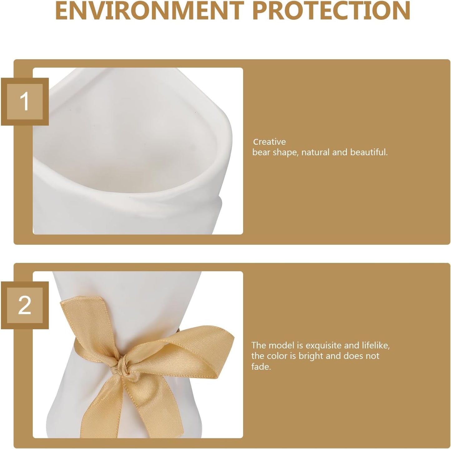 BESTOYARD Delicate Ceramic Flower Vase White Desktop Planter Creative Home Décor Pot for Living Room Table Decoration