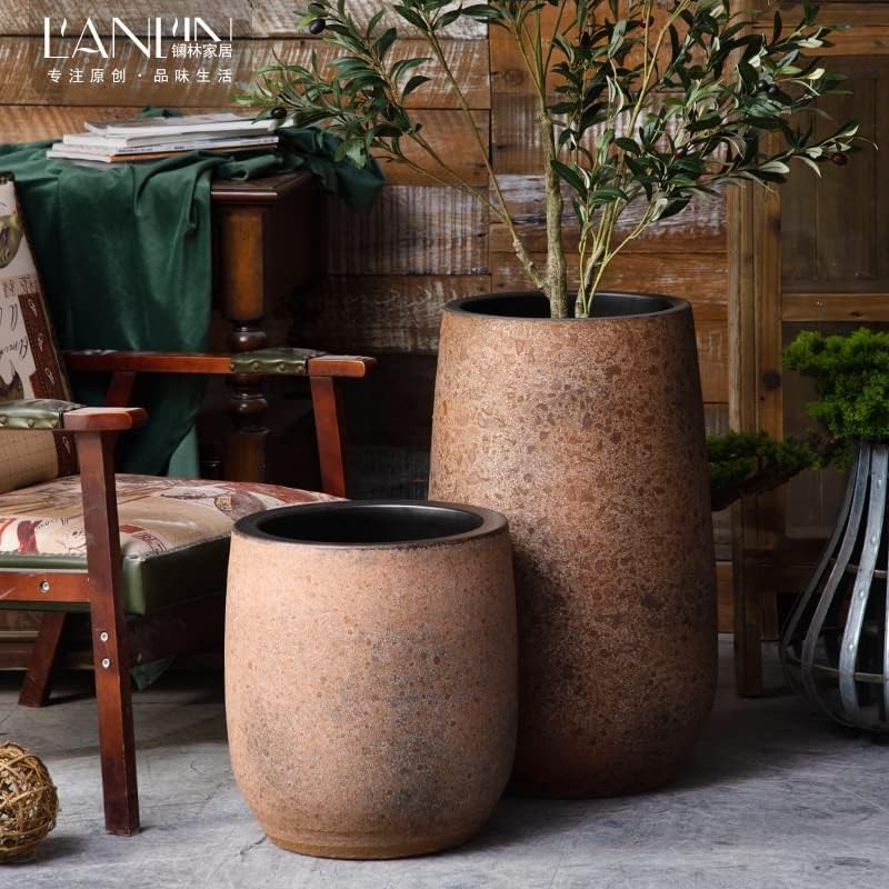 Small Plant pots Self-Watering Flower Pot Flower Pot with Wick Rope Fl