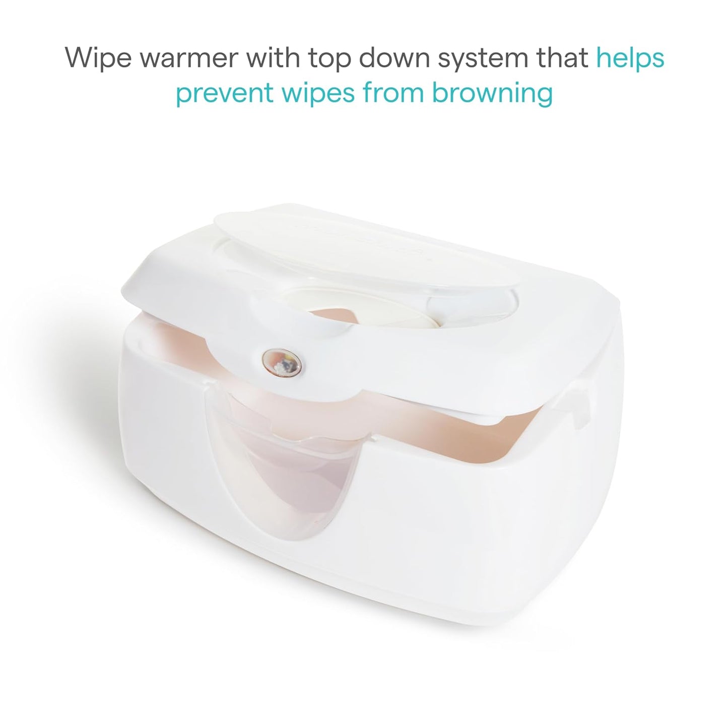 Munchkin Warm Glow Baby Wipe Warmer, White