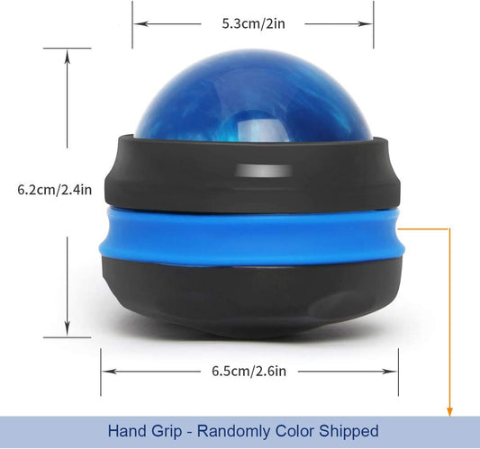 Coolrunner Massage Ball, Manual Roller Massager, 2-Pack Handheld Self 