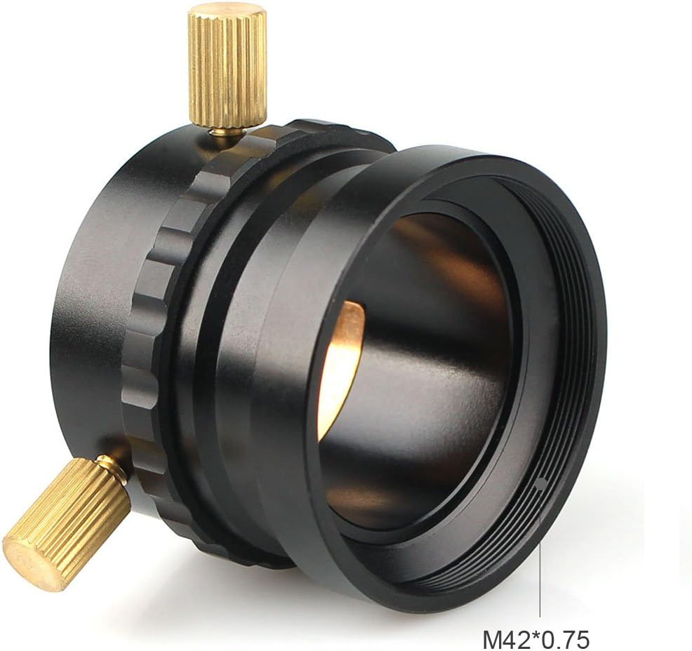 SVBONY Telescope Accessories Focuser Adapter 1.25 inches M42X0.75 Reflector Telescope Eyepiece Adapter