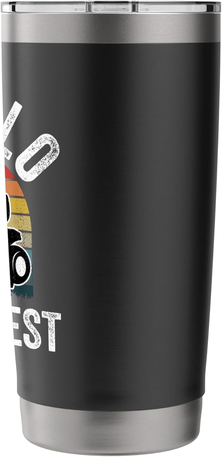 Abuelo Mows Best Funny Gardener Lawn Care Father's Day Stainless Steel Insulated Tumbler