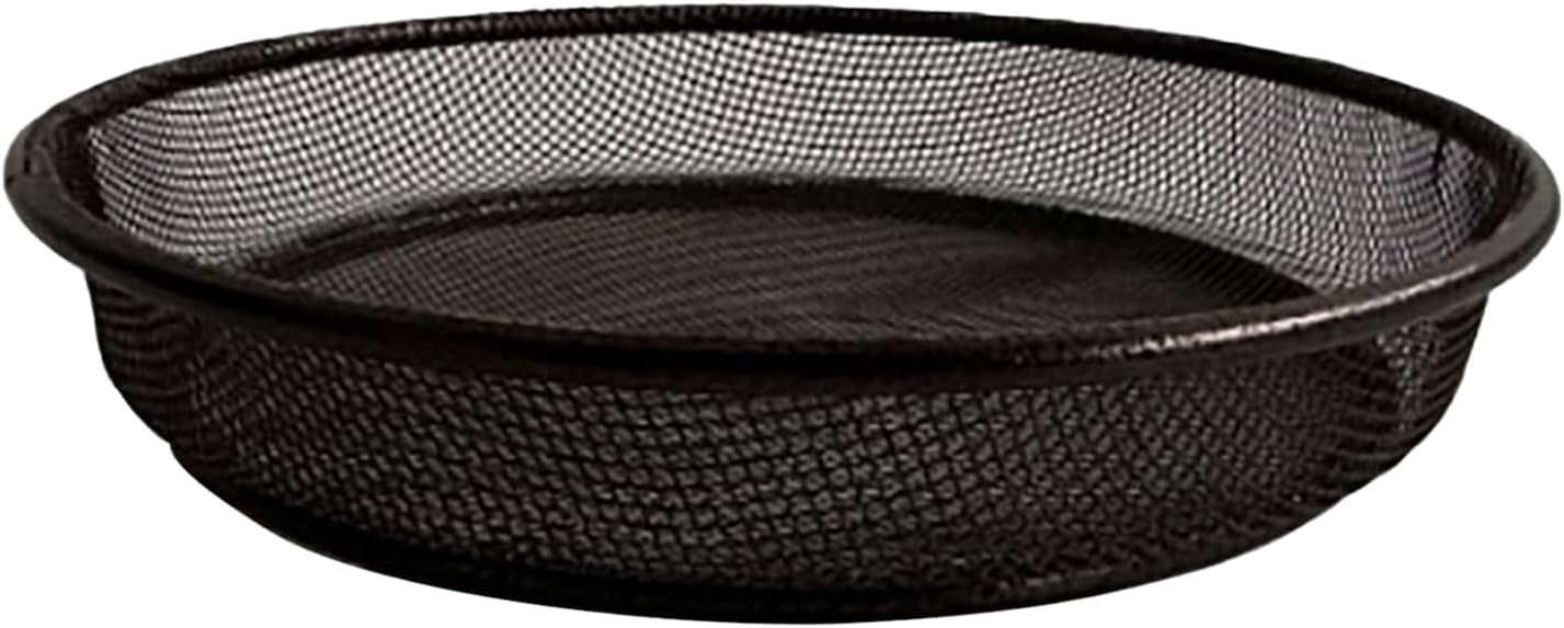 Bird Feeder Tray - Mesh Food Plate for Outdoor Feeding | Rust Resistant Metal Bowl with Easy Setup, Portable Design & Practical Accessory for Sparrow, Lovebird, Garden, Park and Courtyard Use
