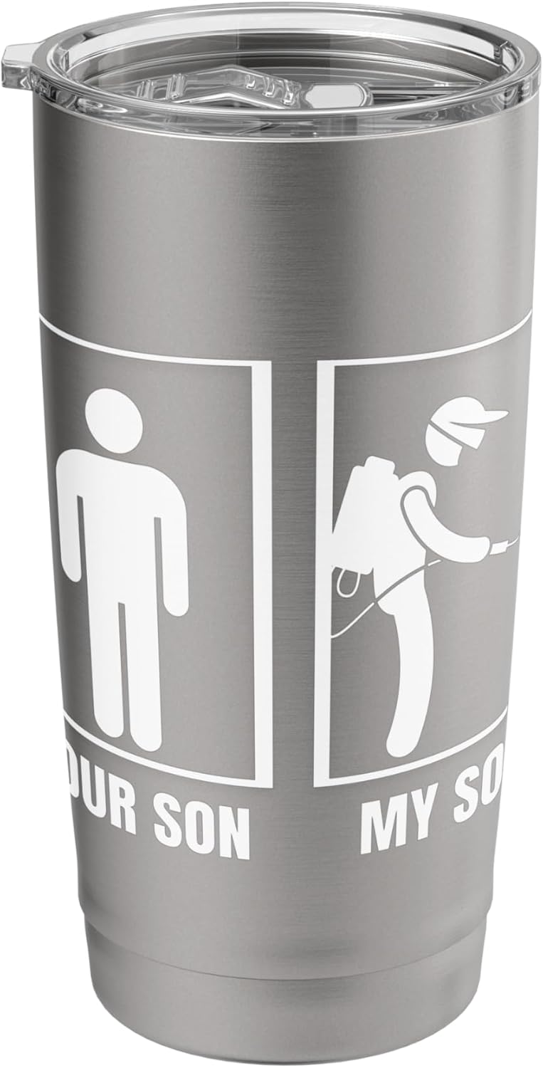 Pest Control Your Son My Son Dad Mom Funny Exterminator Stainless Steel Insulated Tumbler