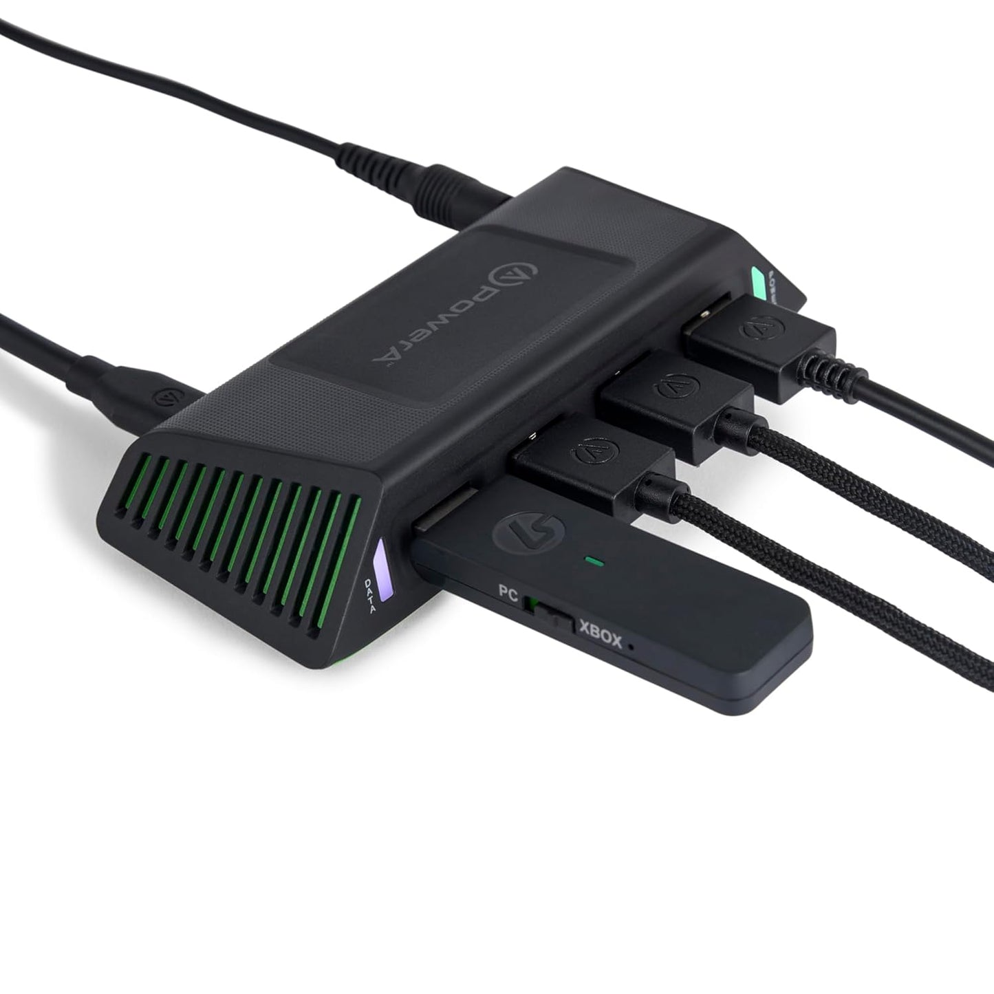PowerA 4-Port USB 5Gbps Hub for Xbox Series X|S, USB 3.2, AC Powered, 
