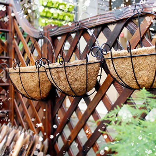 Home-organizer Tech Semicircular Hanging Planter Plants Hanging Basket