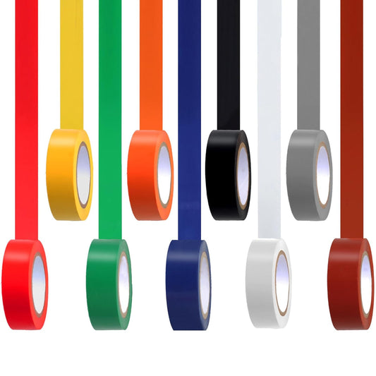 Romeda 9 Pack Coloured Electrical Tape, Electrical Tape Colours Water,